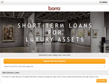 Tablet Screenshot of borro.com